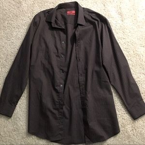 Men’s striped button down